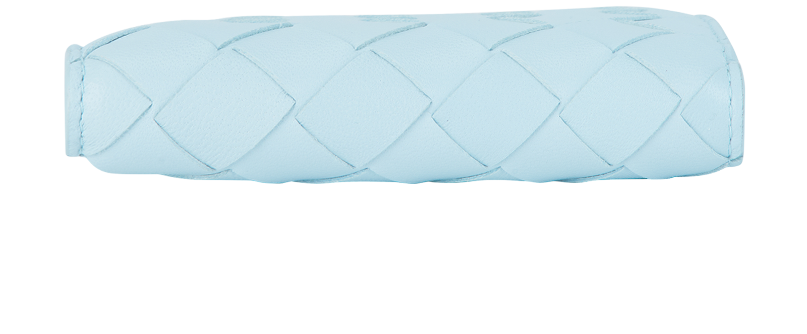 Bottega Veneta Small Intrecciato Bi-Fold Wallet, &pound;160, Accessories, Blue, Leather, Top view